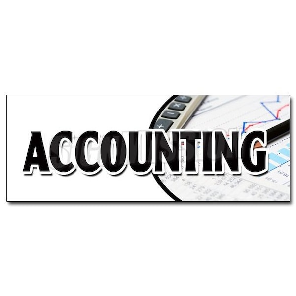 ACCOUNTING DECAL sticker tax return preparation cpa refund accountant, D-36 Accounting
